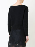 cropped bouclé cardigan