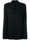 multi-pocket blazer