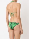printed triangle bra