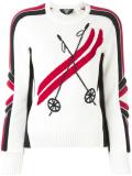 Ski ribbed intarsia jumper
