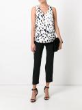 brush print tank top