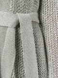 tie-waist knitted jacket