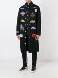 贴花单排扣外套