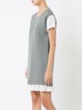 lace detailing T-shirt dress