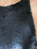 sequin embroidery cropped blouse