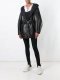 belted oversized jacket