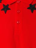 Cuban-fit star appliqué polo shirt 