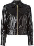 cracked leather jacket