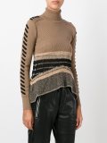 laced sleeve jumper