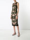 embroidered midi dress
