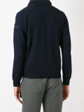 zipped collar jumper 