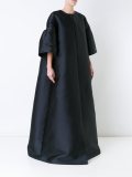 short-sleeve flared coat 