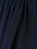 stretch draped front trousers