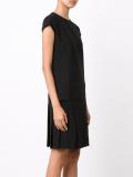 pleated georgette skirt dress