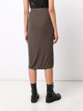 draped long skirt