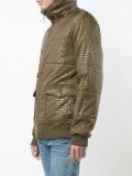 funnel neck padded jacket