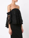 off-shoulders flared sleeves blouse