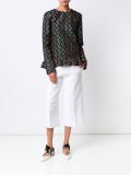 jacquard ruffle top