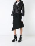 wide lapel cropped jacket