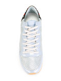 beaded detail lace-up sneakers