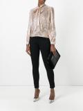 long sleeve lavaliere blouse