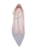 T-bar pointed ballerinas