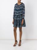 geometric chiffon dress