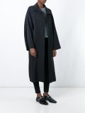 single breasted oversized coat
