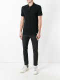 printed collar polo shirt