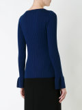 frilled sleeve jumper 