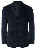 zipped inset blazer