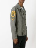 multi patched jacket 