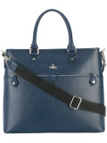 logo pin tote bag 