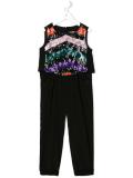 sleeveless sequin jumpsuit