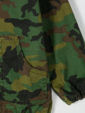 camouflage print coat 