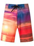 printed swim shorts