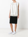 pleated knitted top