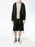 long hooded sweatshirt