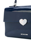 logo heart shoulder bag