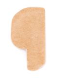 'P'皮革贴纸