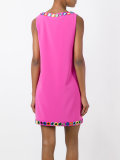 mirror embroidered shift dress