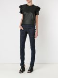 ruffled blouse