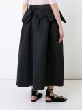 bow detail maxi skirt