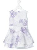 floral baroque print dress