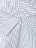 striped asymmetric dress
