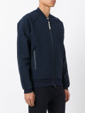 pleated back bomber jacket