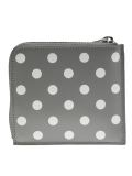 polka dot zip wallet