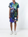 printed shirt dress