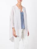asymmetric open cardigan