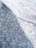 sequins trim scarf 